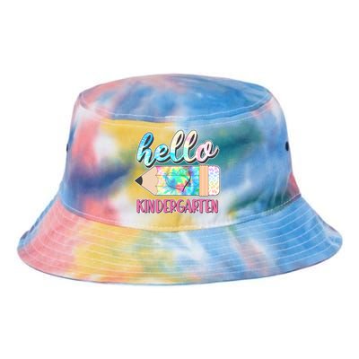 Cute Tie Dye Pencil Hello Kindergarten Tie Dye Newport Bucket Hat