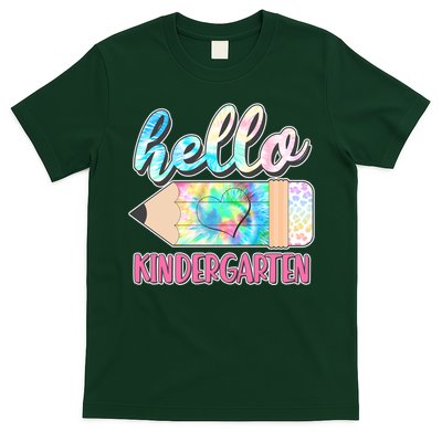 Cute Tie Dye Pencil Hello Kindergarten T-Shirt