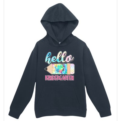 Cute Tie Dye Pencil Hello Kindergarten Urban Pullover Hoodie