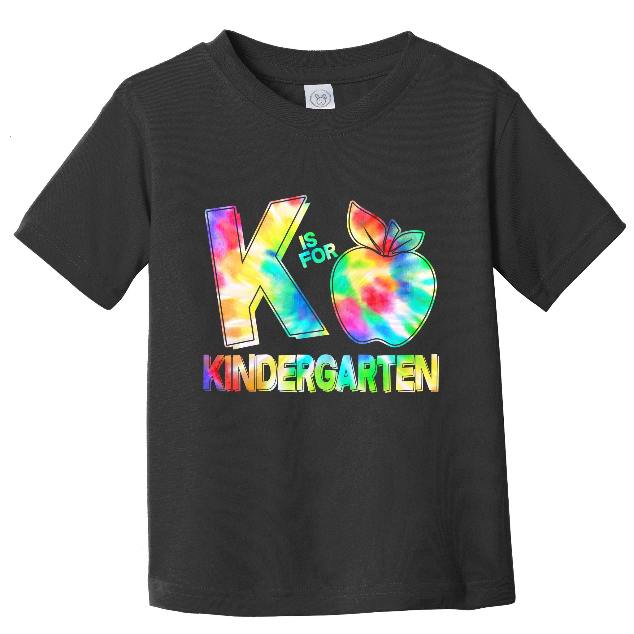 Cute Tie Dye K Is For Kindergarten Toddler T-Shirt