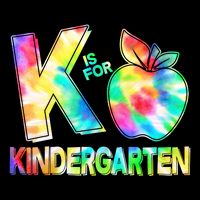 Cute Tie Dye K Is For Kindergarten Toddler T-Shirt