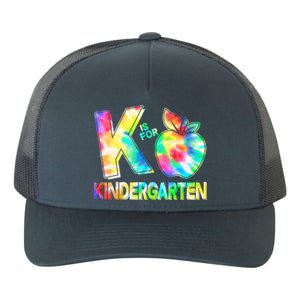 Cute Tie Dye K Is For Kindergarten Yupoong Adult 5-Panel Trucker Hat