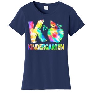 Cute Tie Dye K Is For Kindergarten Women's T-Shirt