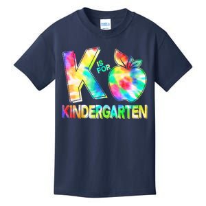 Cute Tie Dye K Is For Kindergarten Kids T-Shirt