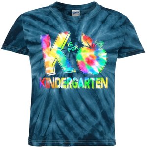 Cute Tie Dye K Is For Kindergarten Kids Tie-Dye T-Shirt