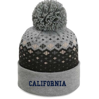 California Throwback Design Classic The Baniff Cuffed Pom Beanie