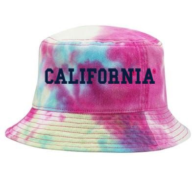 California Throwback Design Classic Tie-Dyed Bucket Hat