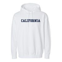 California Throwback Design Classic Garment-Dyed Fleece Hoodie