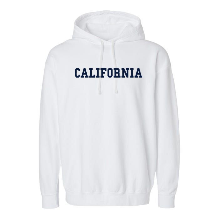 California Throwback Design Classic Garment-Dyed Fleece Hoodie