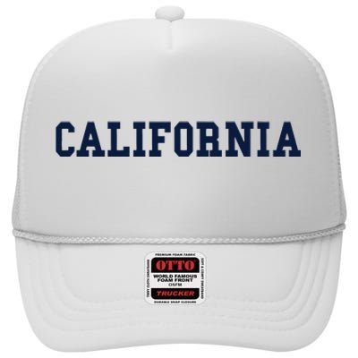 California Throwback Design Classic High Crown Mesh Back Trucker Hat