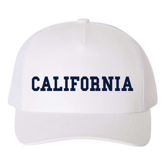 California Throwback Design Classic Yupoong Adult 5-Panel Trucker Hat