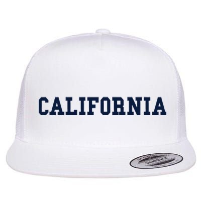 California Throwback Design Classic Flat Bill Trucker Hat