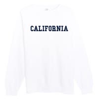 California Throwback Design Classic Premium Crewneck Sweatshirt