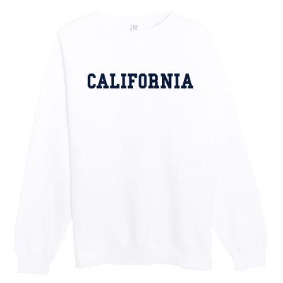 California Throwback Design Classic Premium Crewneck Sweatshirt