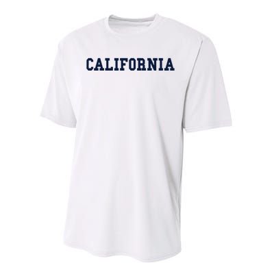 California Throwback Design Classic Performance Sprint T-Shirt