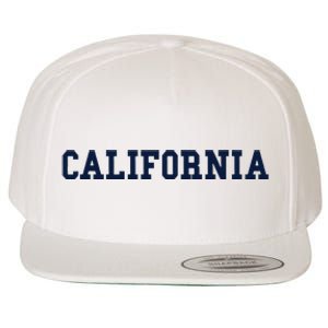 California Throwback Design Classic Wool Snapback Cap