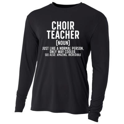 Choir Teacher Definition Choir Teaching Cooling Performance Long Sleeve Crew