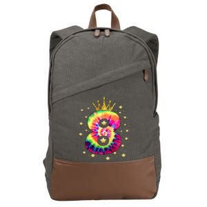 Colorful Tie Dye 8 Year Old 8th Birthday Cotton Canvas Backpack