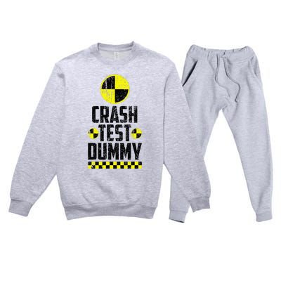 Crash Test Dummy Last Minute Costume Premium Crewneck Sweatsuit Set