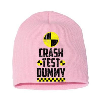 Crash Test Dummy Last Minute Costume Short Acrylic Beanie