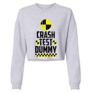 Crash Test Dummy Last Minute Costume Cropped Pullover Crew