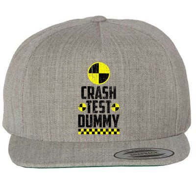 Crash Test Dummy Last Minute Costume Wool Snapback Cap