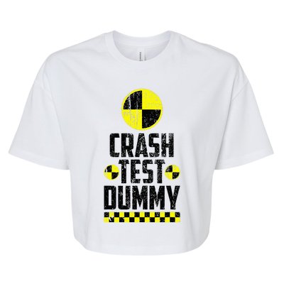 Crash Test Dummy Last Minute Costume Bella+Canvas Jersey Crop Tee