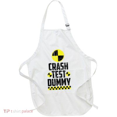 Crash Test Dummy Last Minute Costume Full-Length Apron With Pockets