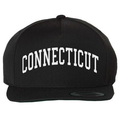 Connecticut Throwback Design Classic Wool Snapback Cap