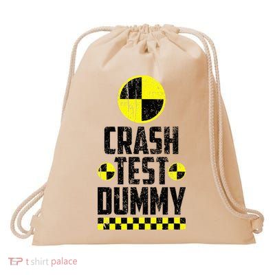 Crash Test Dummy Last Minute Costume Drawstring Bag