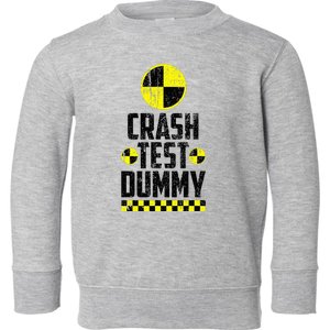 Crash Test Dummy Last Minute Costume Toddler Sweatshirt