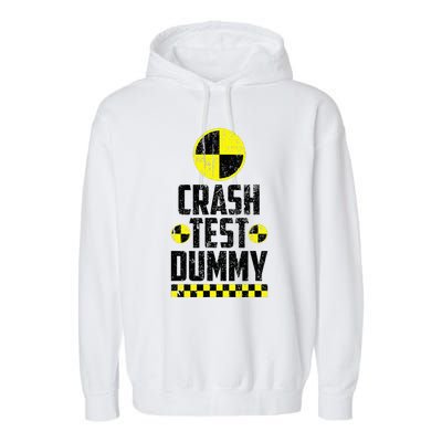 Crash Test Dummy Last Minute Costume Garment-Dyed Fleece Hoodie