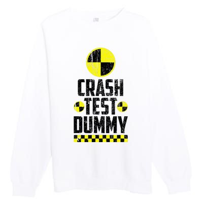 Crash Test Dummy Last Minute Costume Premium Crewneck Sweatshirt