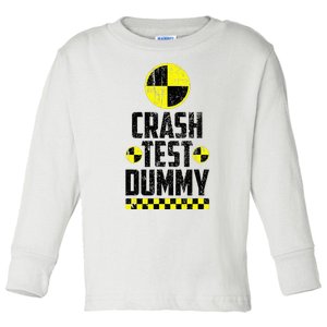 Crash Test Dummy Last Minute Costume Toddler Long Sleeve Shirt