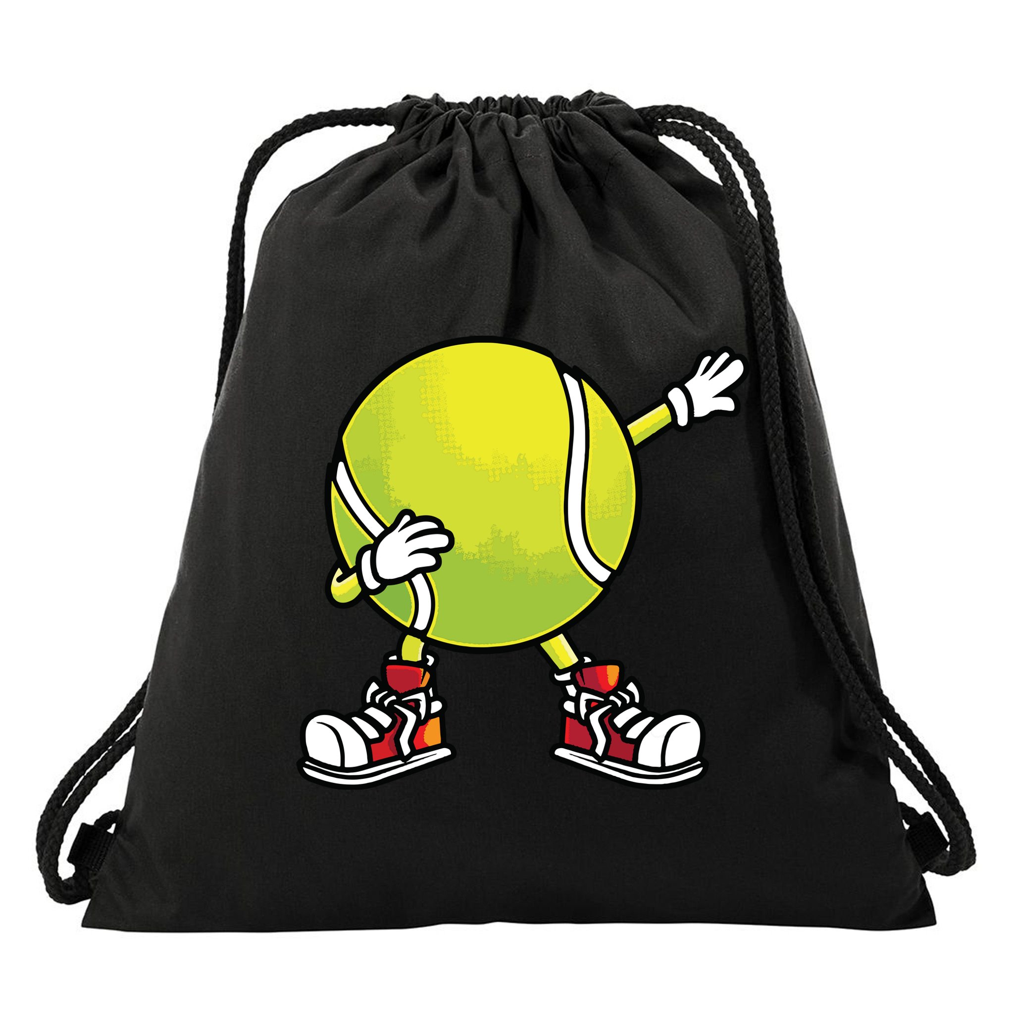 Cute Tennis Design For Tennis Player Racket Sport Drawstring Bag
