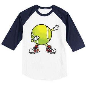 Cute Tennis Design For Tennis Player Racket Sport Baseball Sleeve Shirt