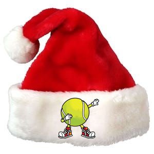 Cute Tennis Design For Tennis Player Racket Sport Premium Christmas Santa Hat