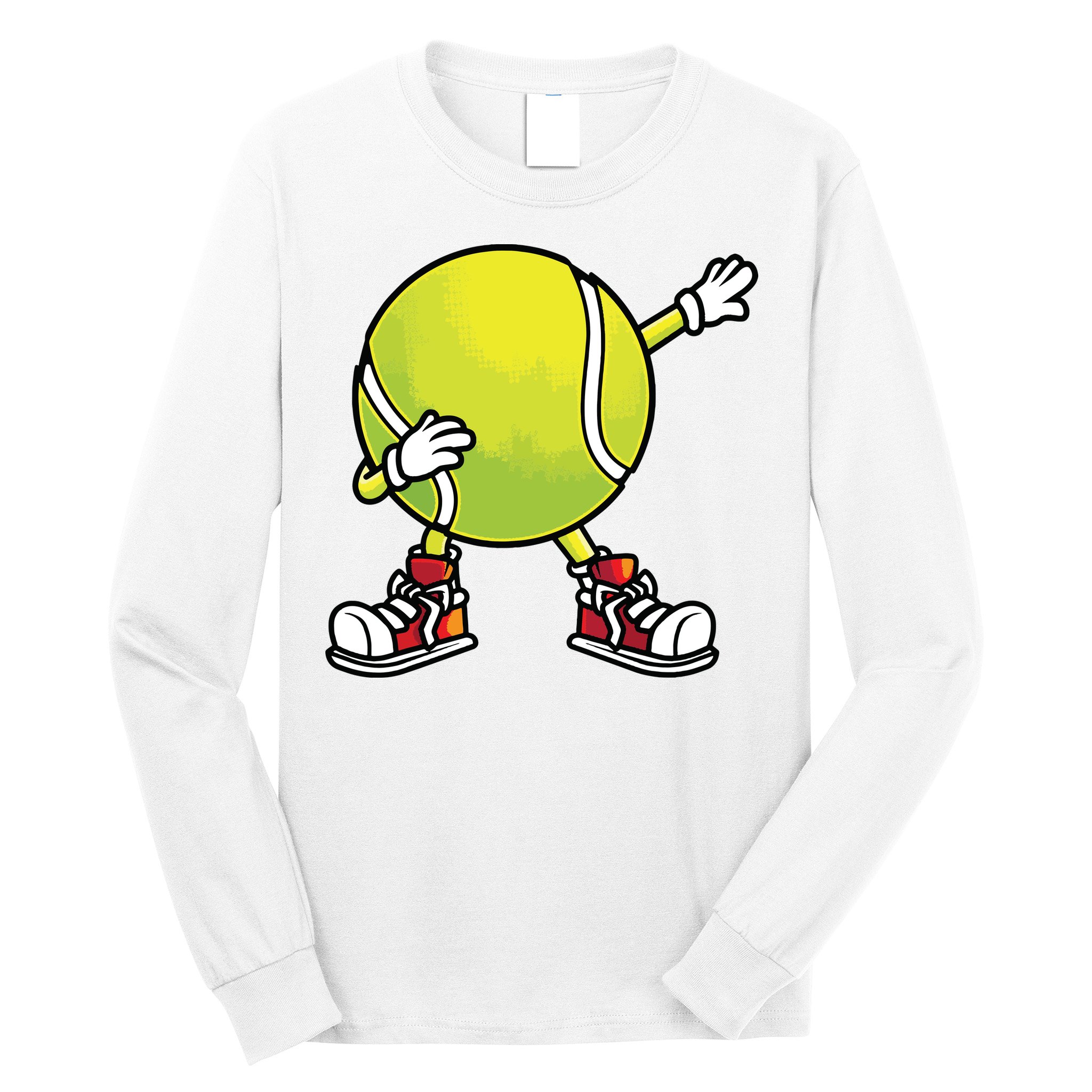 Cute Tennis Design For Tennis Player Racket Sport Long Sleeve Shirt