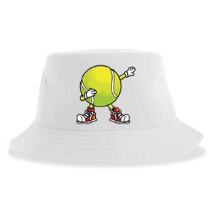 Cute Tennis Design For Tennis Player Racket Sport Sustainable Bucket Hat