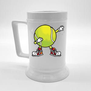 Cute Tennis Design For Tennis Player Racket Sport Beer Stein