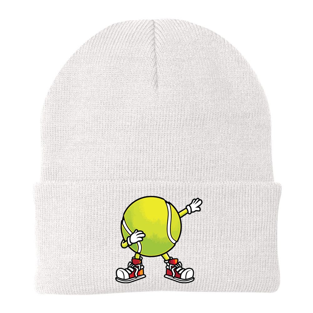 Cute Tennis Design For Tennis Player Racket Sport Beanie