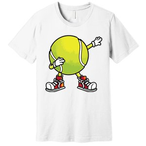 Cute Tennis Design For Tennis Player Racket Sport Premium T-Shirt