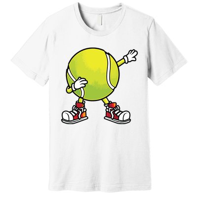 Cute Tennis Design For Tennis Player Racket Sport Premium T-Shirt