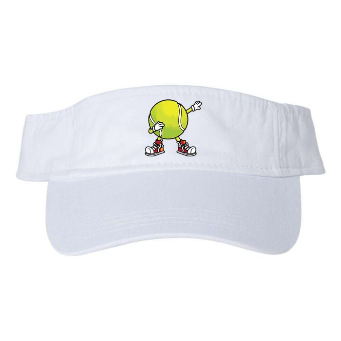 Cute Tennis Design For Tennis Player Racket Sport Valucap Bio-Washed Visor