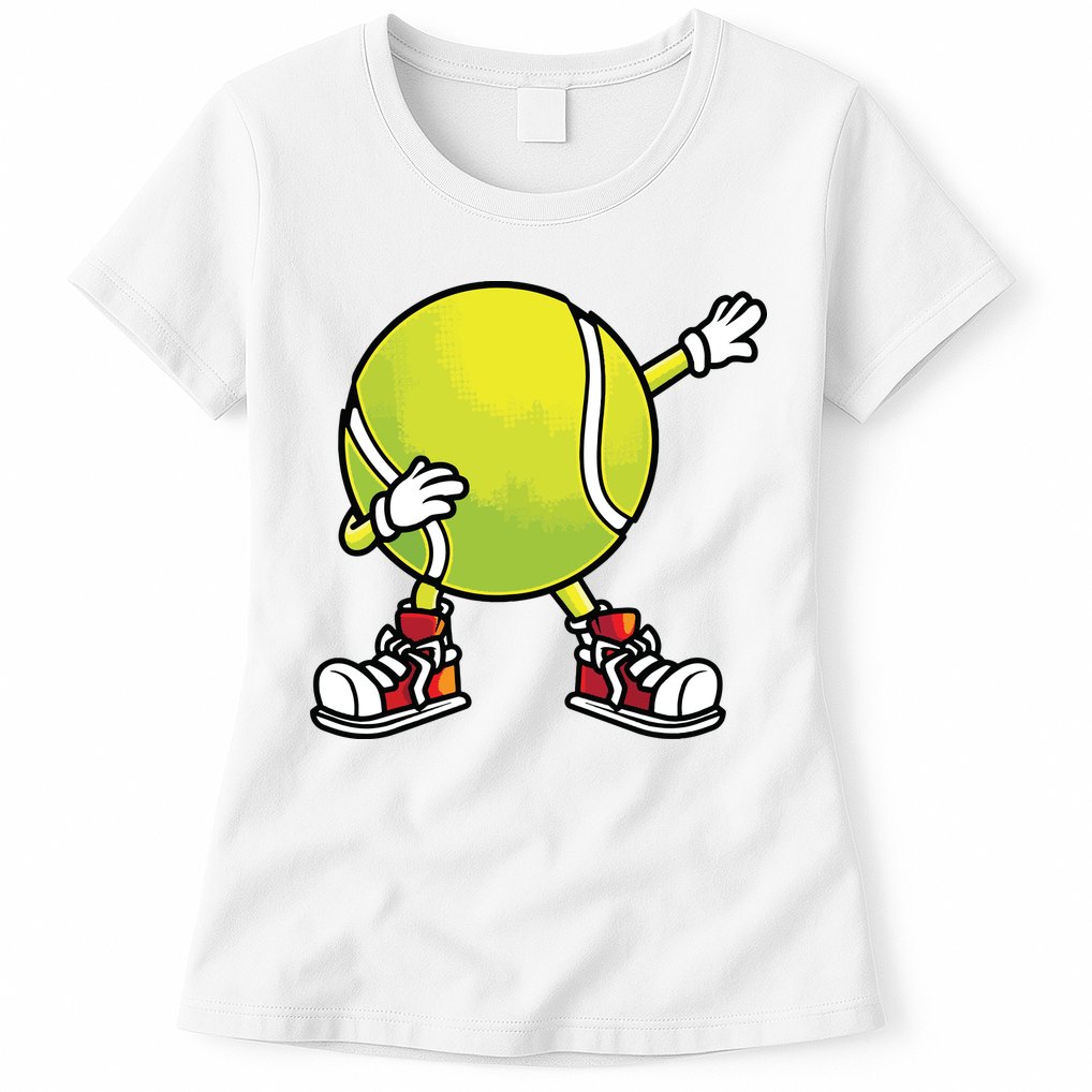 Cute Tennis Design For Tennis Player Racket Sport Womens T-Shirt
