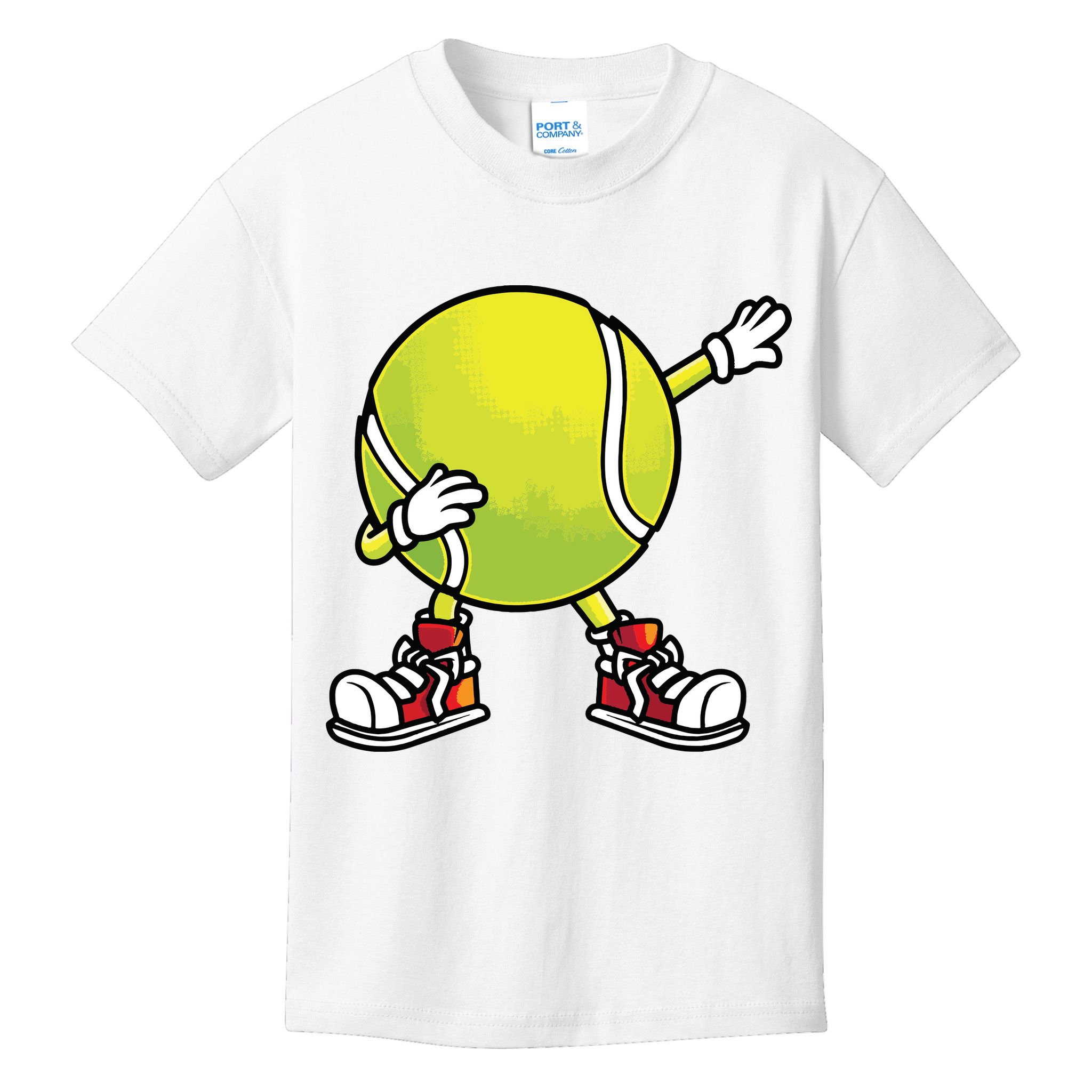 Cute Tennis Design For Tennis Player Racket Sport Kids T-Shirt
