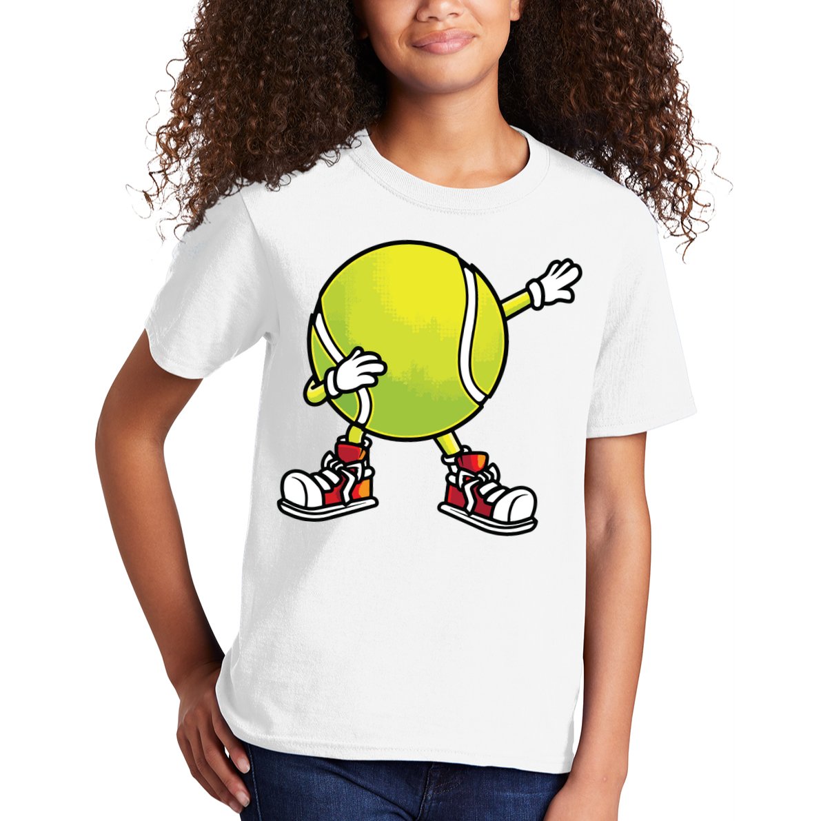 Cute Tennis Design For Tennis Player Racket Sport Kids T-Shirt