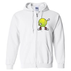 Cute Tennis Design For Tennis Player Racket Sport Full Zip Hoodie