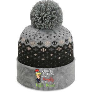 Christmas Trump Dear Santa Fake News Funny Xmas The Baniff Cuffed Pom Beanie