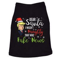 Christmas Trump Dear Santa Fake News Funny Xmas Doggie Tank